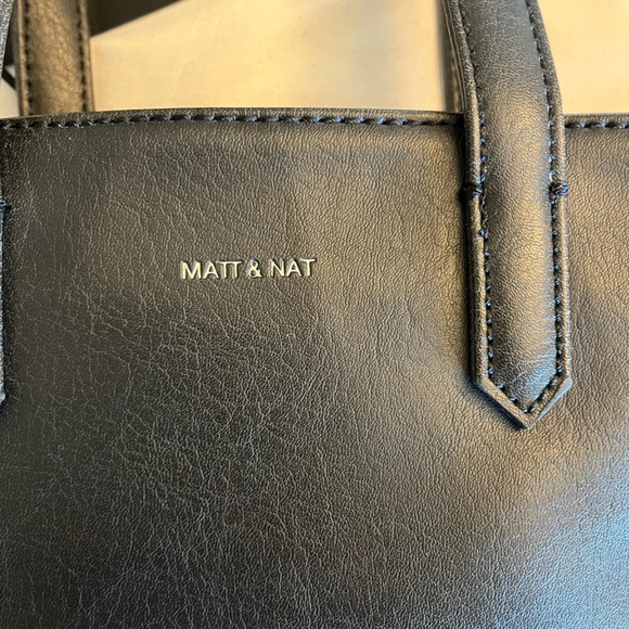 MATT & NAT Black  Leef Purse/Crossbody 
vegan. cruelty free. recycled. - Picture 8 of 16